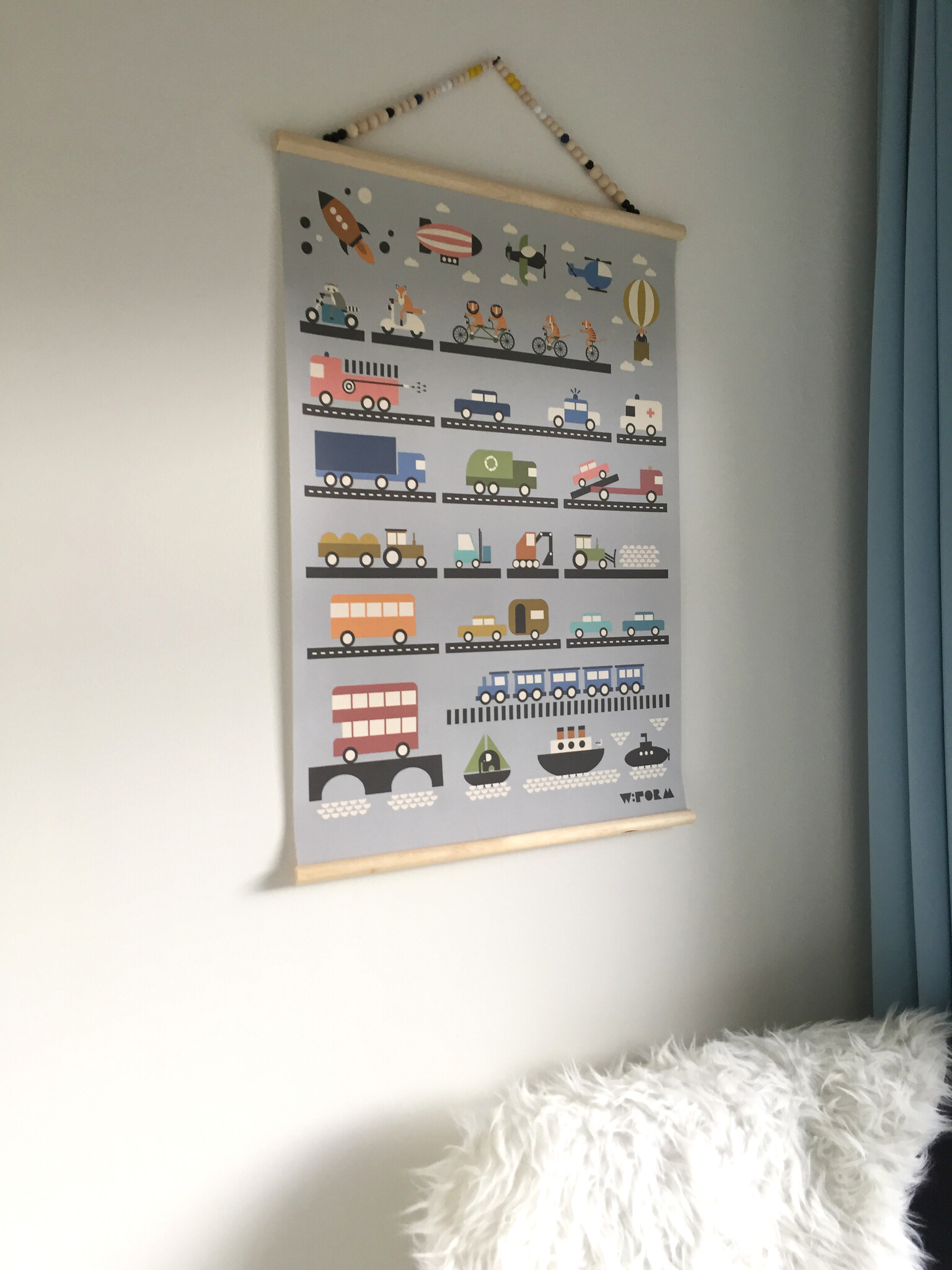 W:form Retro poster Voertuigen posterhanger