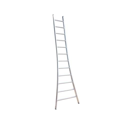 Enkele ladder 1x8 Maxall uitgebogen Enkele ladder 1x8 Maxall uitgebogen