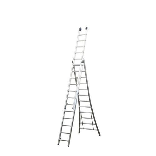Driedelige ladder 3x12 Maxall Driedelige ladder 3x12 Maxall