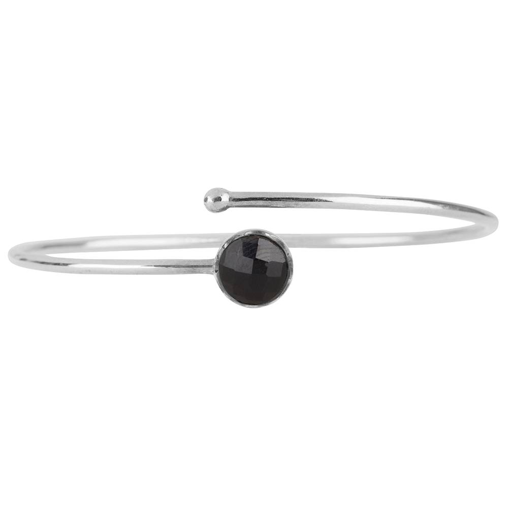 Silver Bracelet Black Onyx Kids Marissa Eykenloof Marissa Eykenloof Silver Bracelet Black Onyx Kids