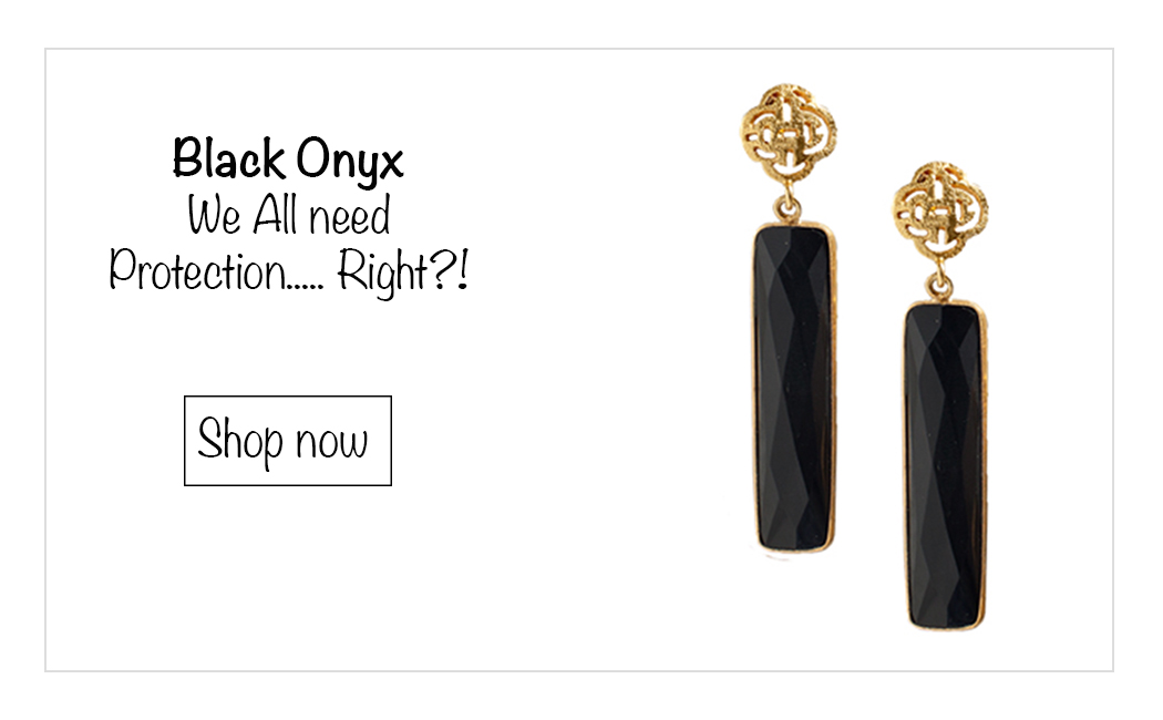 Power gemstone black onyx