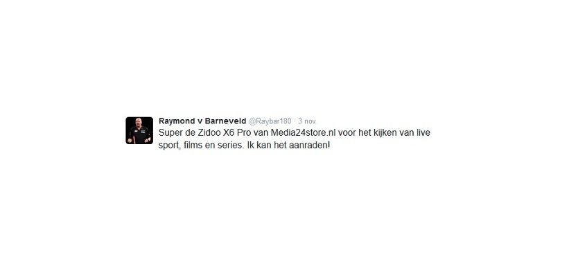 Raymond van Barneveld test Zidoo X6 Pro