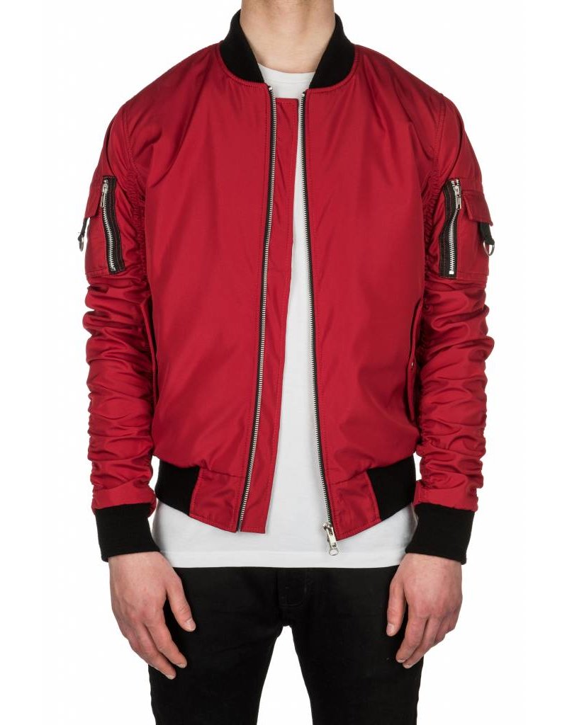 Red Bomber Jacket - Le Just