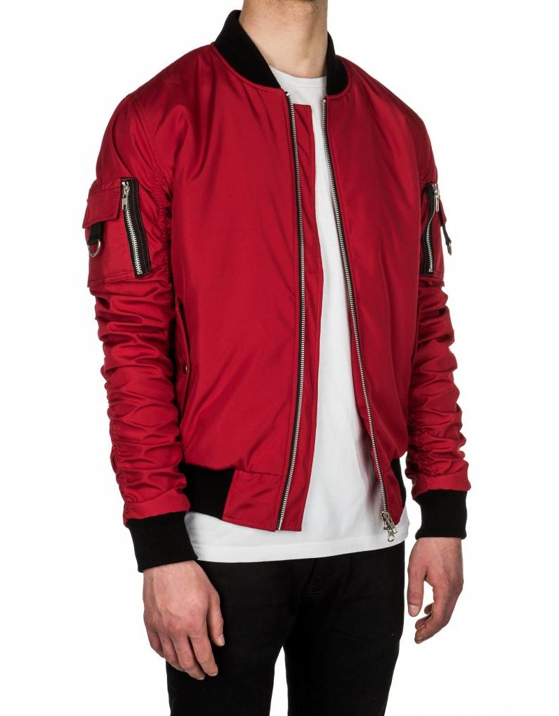 Red Bomber Jacket - Le Just