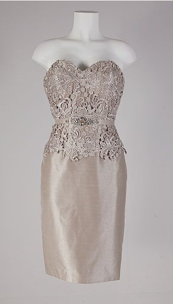 Magic Nights Cocktailjurk in beige 2504