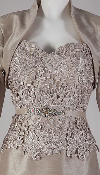 Magic Nights Cocktailjurk in beige 2504