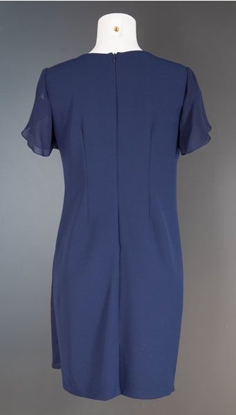 Paris Collection Cocktailjurk in navy 2486