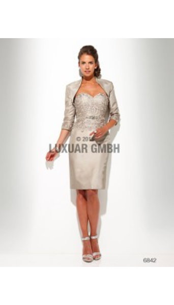 Magic Nights Cocktailjurk in beige 2504