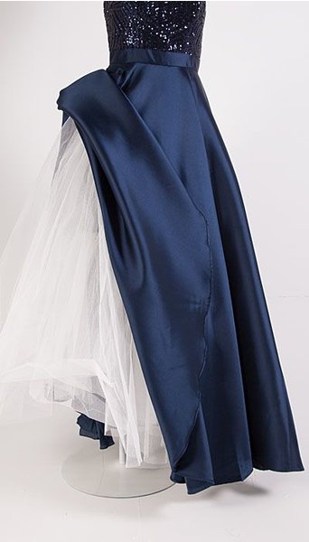 Magic Nights Navy galajurk met pettycoat