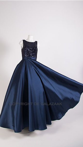 Magic Nights Navy galajurk met pettycoat