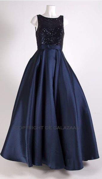Magic Nights Navy galajurk met pettycoat