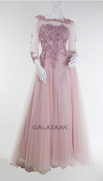 Juju & Christine Roze galajurk met tule rok