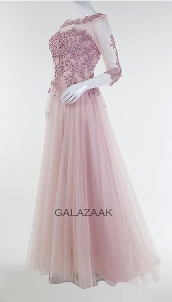Juju & Christine Roze galajurk met tule rok
