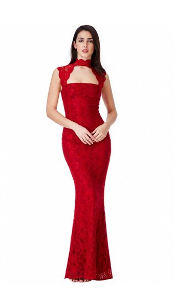 City Goddess Galajurk rood van kant