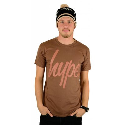 Hype Script T-Shirt Chestnut/Neutral