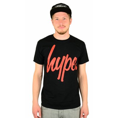 Hype Script T-Shirt Black/Red