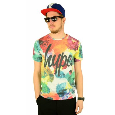 Hype Rainbow Butterflies T-Shirt Multi