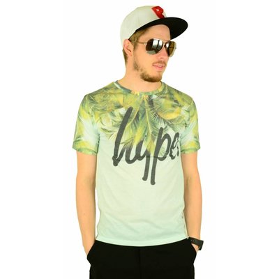 Hype Palms Neck T-Shirt Multi
