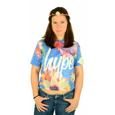 Hype Blue Lagoon kurzes T-Shirt Multi