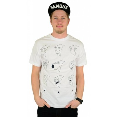 Famous Stars and Straps X Family Guy Boh Face T-Shirt White
