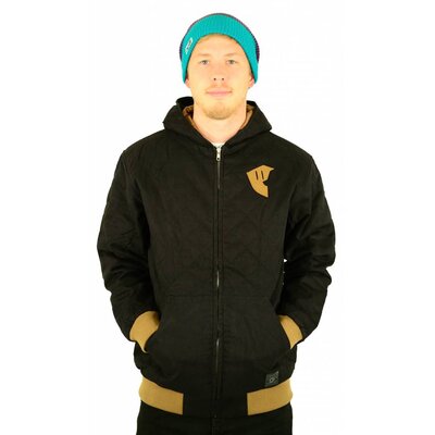 Famous Stars and Straps Worker Cotton Jacket Black/Burnt Orange