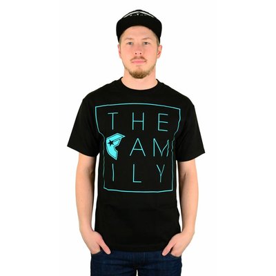 Famous Stars and Straps The Family T-Shirt Black/Teal