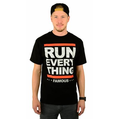 Famous Stars and Straps Run Everything T-Shirt Black
