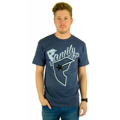 Famous Stars and Straps New Wildcat T-Shirt Denim Heather