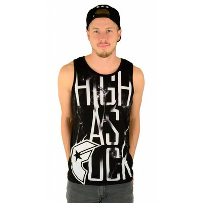 Famous Stars and Straps Twitch Haf Tank Top Black