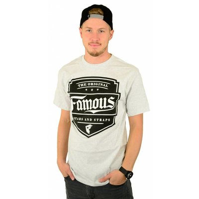 Famous Stars and Straps Top Notch T-Shirt Ash