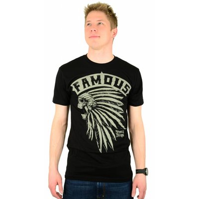 Famous Stars and Straps Native T-Shirt Black/Tan