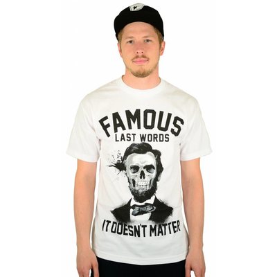 Famous Stars and Straps Last Words T-Shirt White