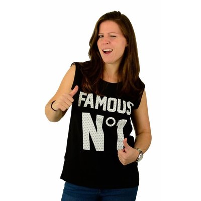 Famous Stars and Straps Game Over Muskel T-Shirt Black