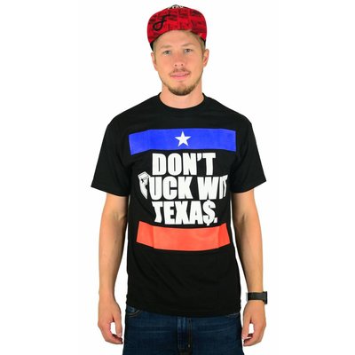 Famous Stars and Straps Don't F Wit Texas T-Shirt Black