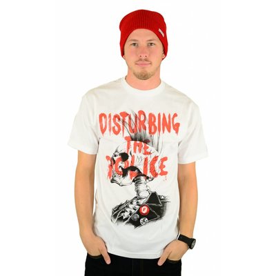 Famous Stars and Straps Disturbing the Police T-Shirt White