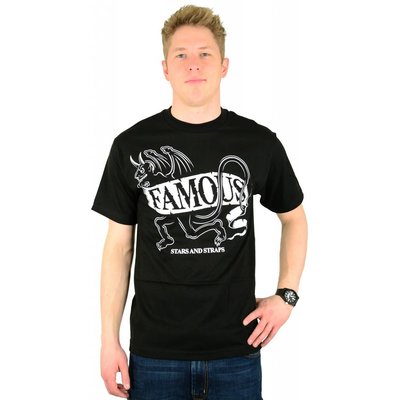 Famous Stars and Straps Demon T-Shirt Black/White