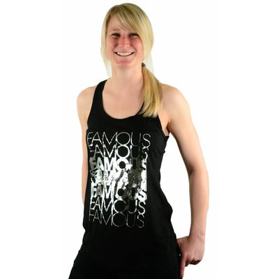 Famous Stars and Straps Compact Cosmo Tank Black