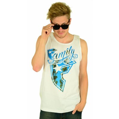 Famous Stars and Straps Breezin Tank Top White