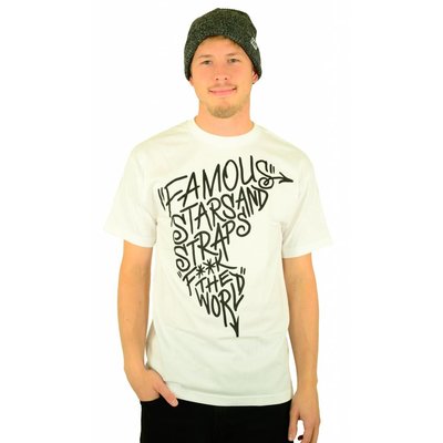 Famous Stars and Straps Boh FTW T-Shirt White/Black