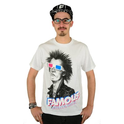 Famous Stars and Straps 3D Spike T-Shirt White