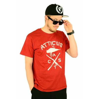 Atticus Clothing Crossbird T-Shirt Maroon