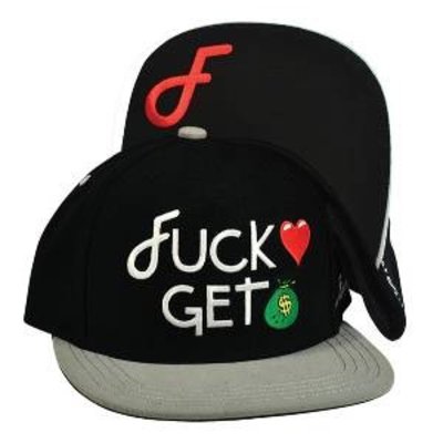 Flat Fitty FLG$ Snapback Cap Black/Grey