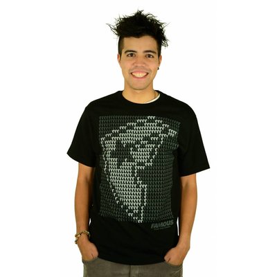 Famous Stars and Straps Data Boh T-Shirt Black/Grey/White