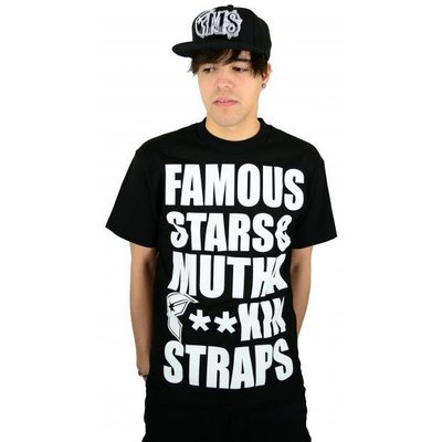 Famous Stars and Straps MFS T-Shirt Black/White