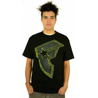 Famous Stars and Straps Skeezy T-Shirt Black/Yellow