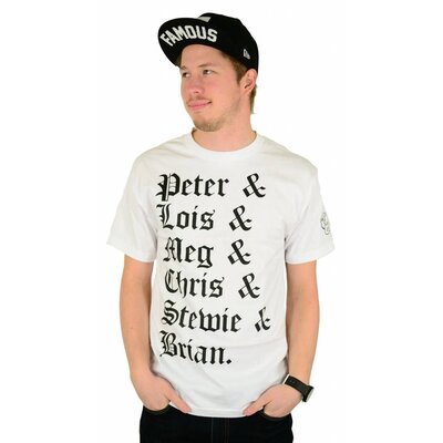 Famous Stars and Straps X Family Guy And Then T-Shirt White