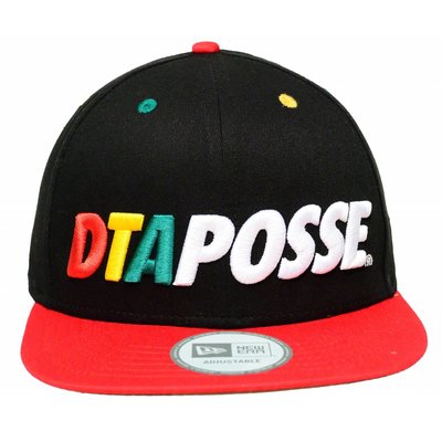 DTA Rogue Status Bold Posse New Era Snapback Cap Black/Rasta