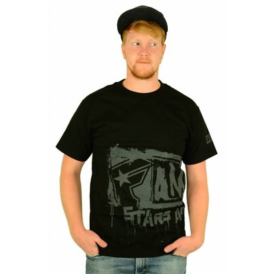 Famous Stars and Straps Big Crush T-Shirt Black/Grey