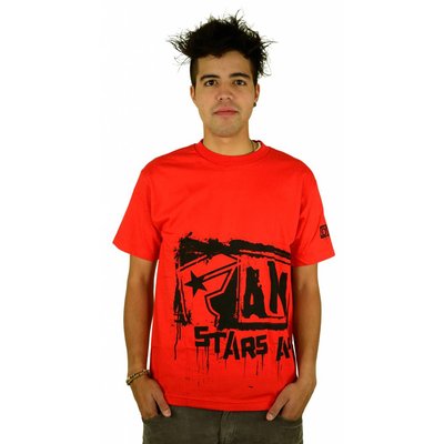 Famous Stars and Straps Big Crush T-Shirt Red/Black