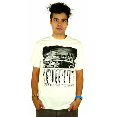 Famous Stars and Straps Creepin T-Shirt White/Black